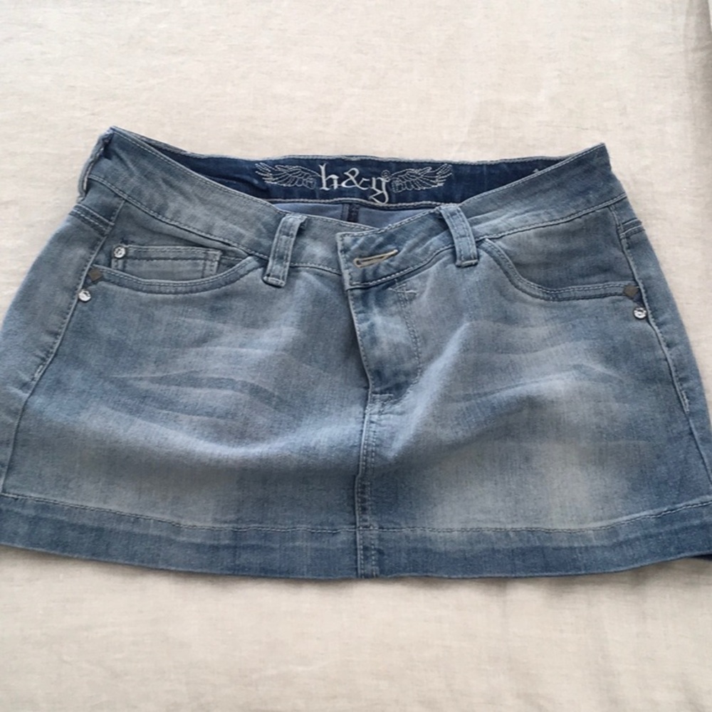 Denim Mini Skirt